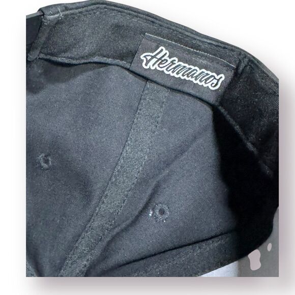 Hermanos On Earth To Serve - Black Snapback Hat - Picture 4 of 6